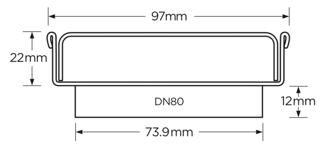 SQ90AS Square Floor Waste